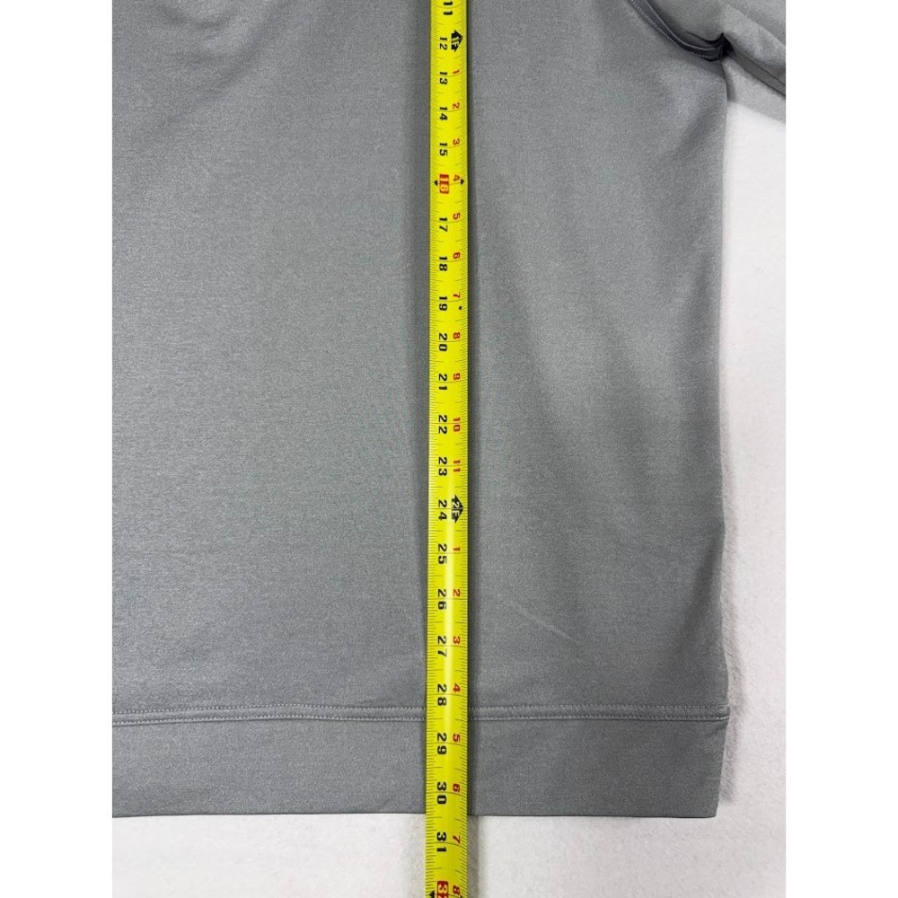Peter Millar Pullover Men XXL Gray  1/4‎ Zip Performance Stretch Mock Neck Logo - Picture 3 of 16